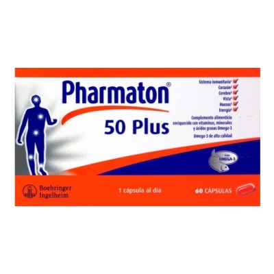 PHARMATON 50 PLUS - (60 CAPS)
