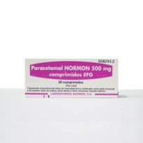 PARACETAMOL NORMON EFG 500...