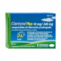 CLARITYNE PLUS 10/240 MG 7...